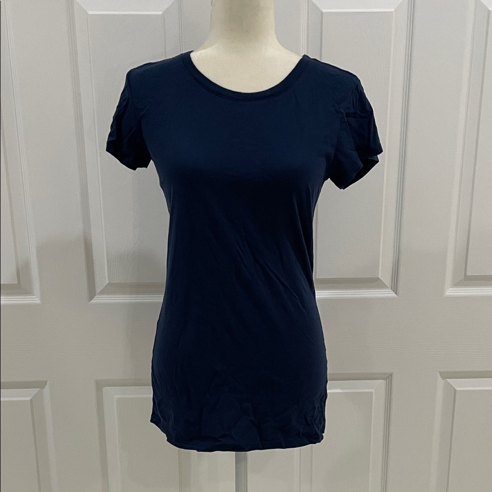 Blue 84 Dark Blue Women's Short Sleeve Tee Tshirt NWOT